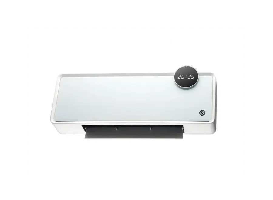 Keramische wandverwarming AmberHeat met Wifi thermostaat