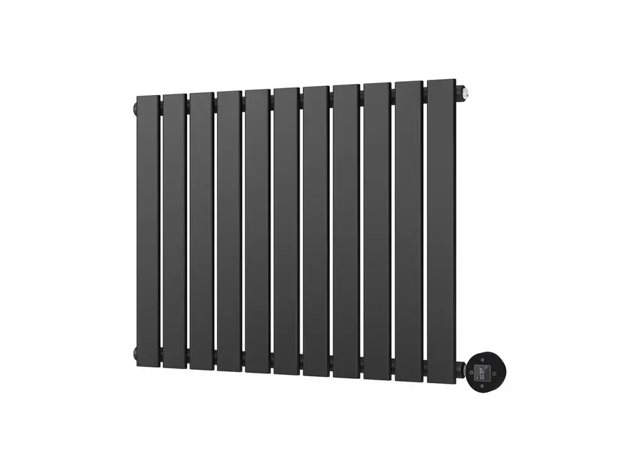 Elektrische radiator horizontaal zwart 800Watt Calysta