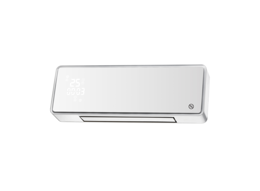 Keramische wandverwarming CeramiHeat met Wifi thermostaat
