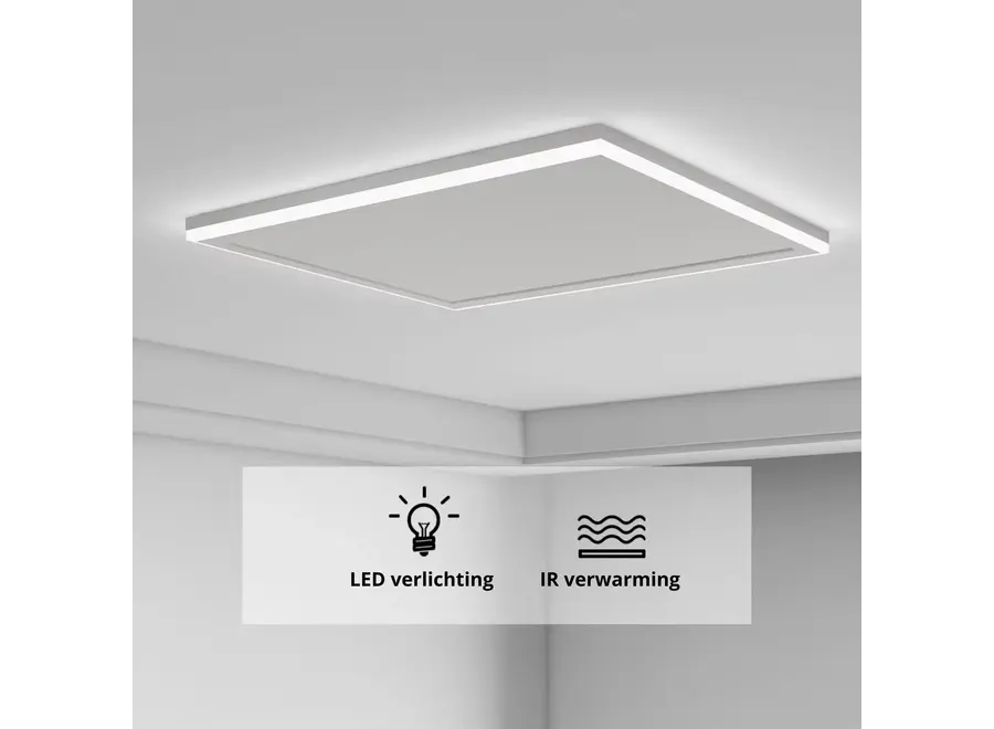 Infrarood paneel Monza met LED verlichting - 400 Watt - 63 x 65 cm (FSK)