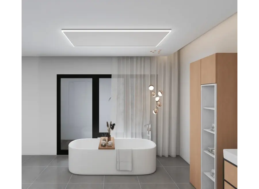 Infrarood paneel Monza met LED verlichting - 700W - 63 x 108 cm - Wifi / zonder wifi (FSK)