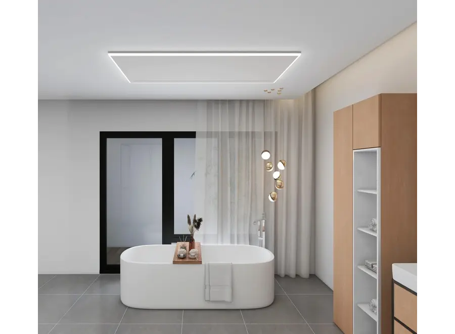 Infrarood paneel Monza met LED verlichting - 840W - 63 x 128 cm - Wifi / zonder wifi (FSK)