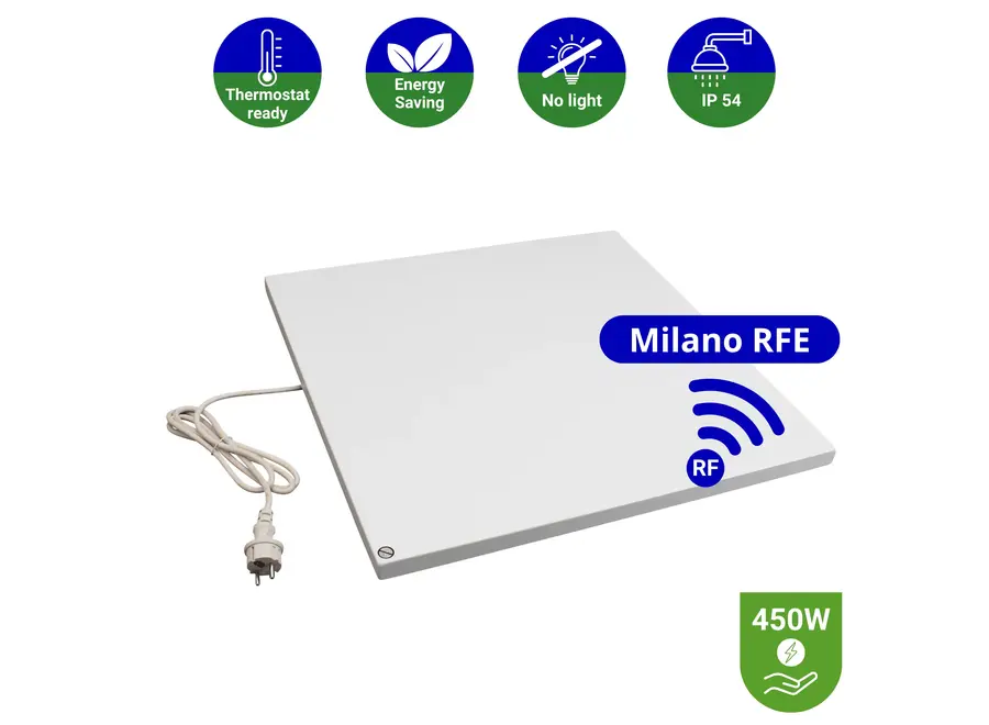 Infrarood Paneel Milano RFE - Draadloze thermostaat - 60 x 60 cm - 450 Watt
