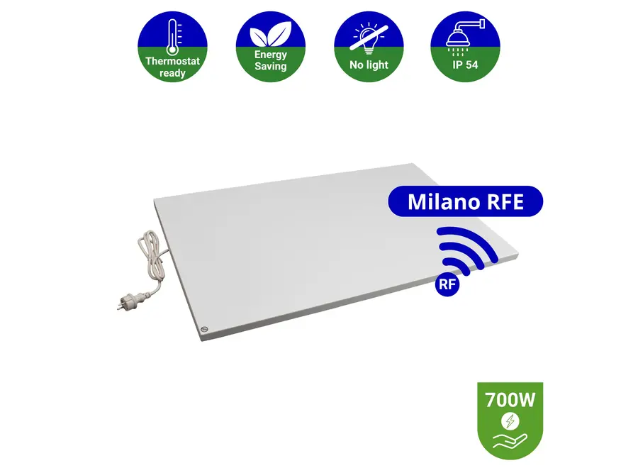 Infrarood Paneel Milano RFE - Draadloze thermostaat - 60 x 100 cm - 700 Watt