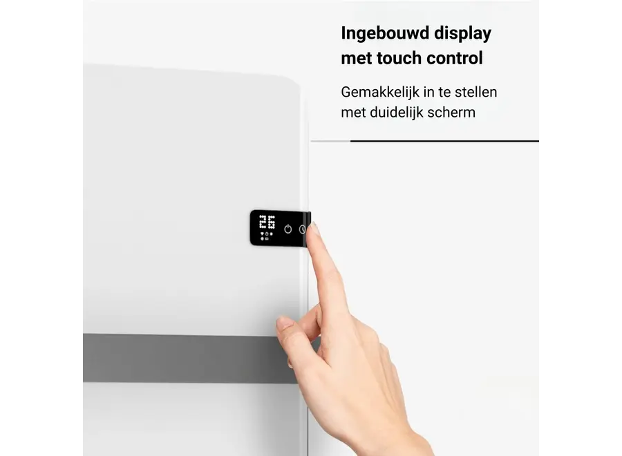 Infrarood Paneel Sorrento voor Badkamer - Handdoekbeugels & Wifi - 500 watt