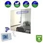 Infrarood Spiegel Palermo RFE - Draadloze thermostaat - 60 x 60 cm - 320 Watt