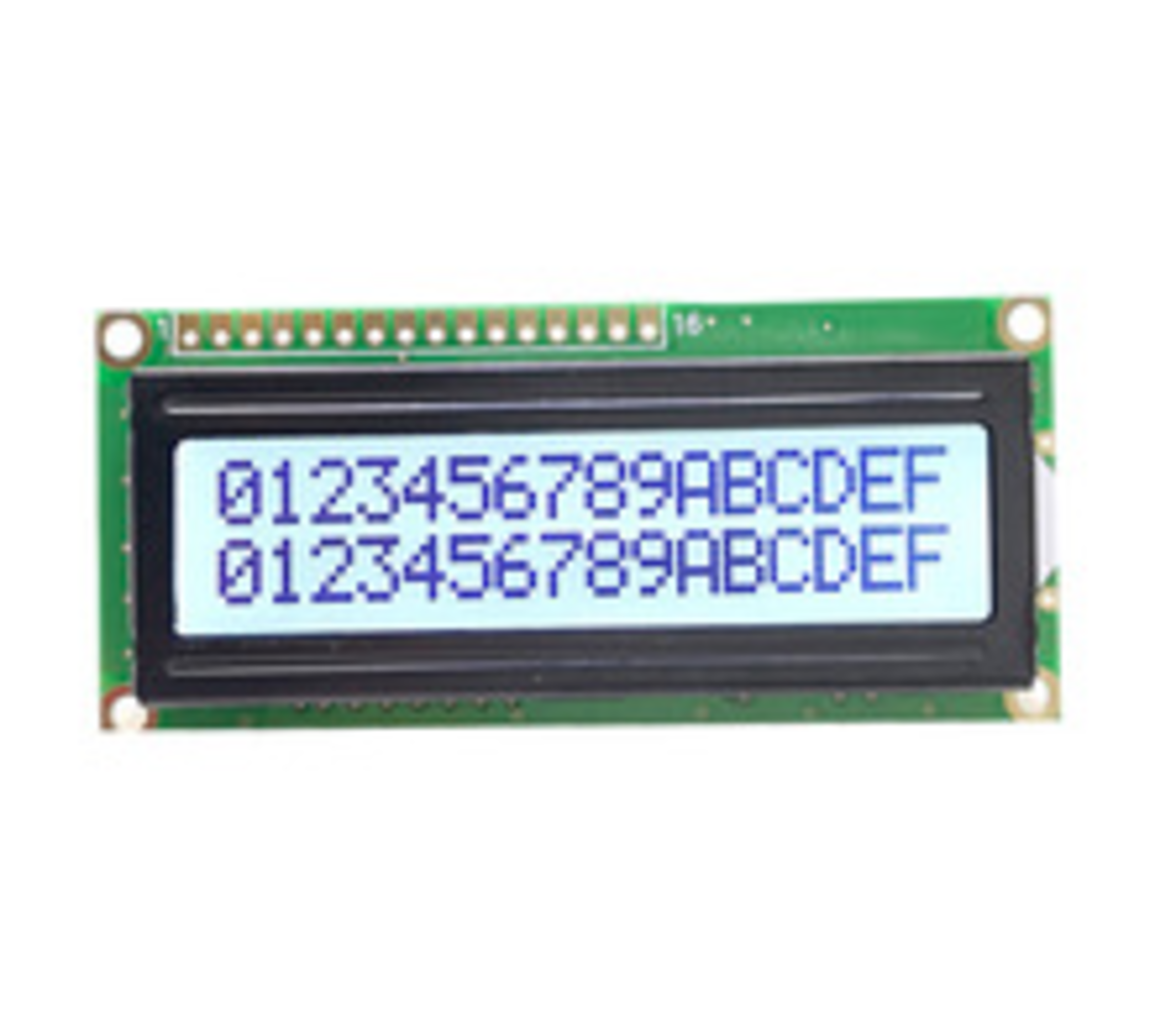 16 x 2 gray black LCD display Ben's electronics