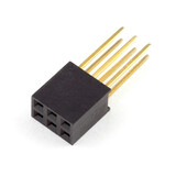 2 x 3 long header female 2.54