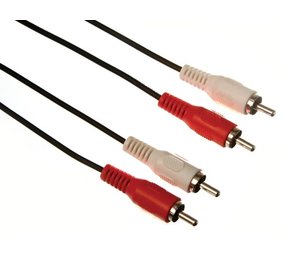 2 x RCA AUDIO PLUG NAAR 2 x RCA AUDIO PLUG 0.75m