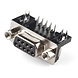 9 Pin D-sub female connector haaks pcb mount 9 Pin D-sub female connector haaks pcb mount