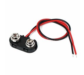 9v batterijclip 2 draads 9v batterijclip 2 draads