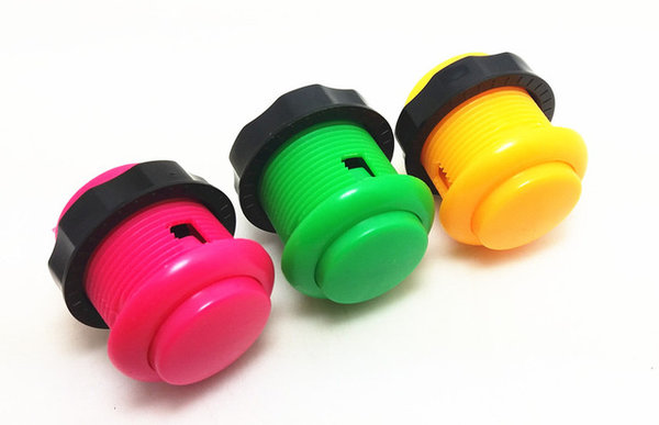 Arcade drukknop roze