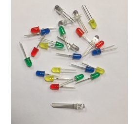 Assortiment (set) 5 mm Leds 26 stuks Assortiment (set) 5 mm Leds 26 stuks