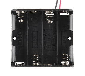 Batterij houder 4 x AA batterij