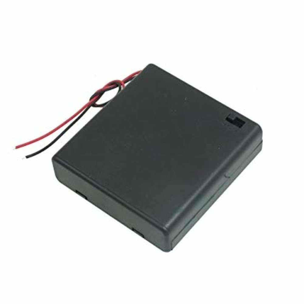 Batterij houder 4 x AA gesloten behuizing Batterij houder 4 x AA gesloten behuizing