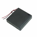 Batterij houder 4 x AA gesloten behuizing