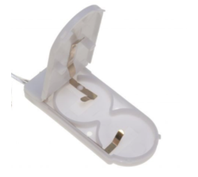 Batterij houder met schakelaar 2 x  knoopcel batterij Batterij houder met schakelaar 2 x  knoopcel batterij