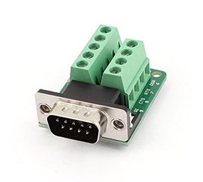 D-sub male 9 polig met schroefaansluiting