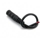 DC contrastekker-connector met draad 5.5mm x 2.1