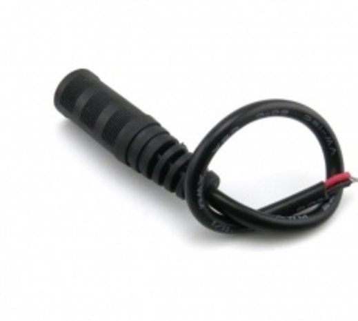DC contrastekker-connector met draad 5.5mm x 2.1