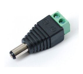 DC jack 5.5 x 2.1mm - schroefterminal DC jack 5.5 x 2.1mm - schroefterminal