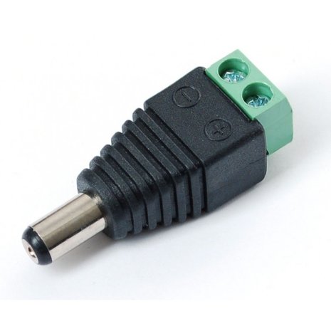 DC jack 5.5 x 2.1mm - schroefterminal DC jack 5.5 x 2.1mm - schroefterminal