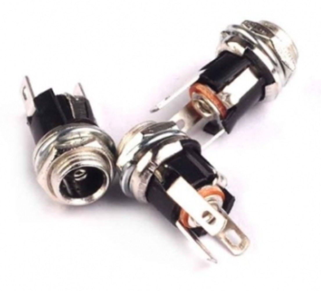 DC Power jack 5.5x2.1 mm inbouw DC Power jack 5.5x2.1 mm inbouw