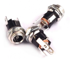 DC Power jack 5.5x2.1 mm inbouw DC Power jack 5.5x2.1 mm inbouw