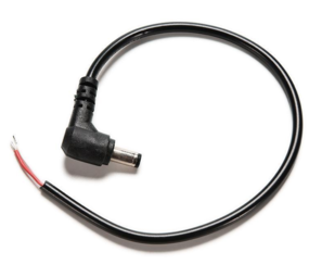 DC stekker-connector haaks met draad 5.5mm x 2.1