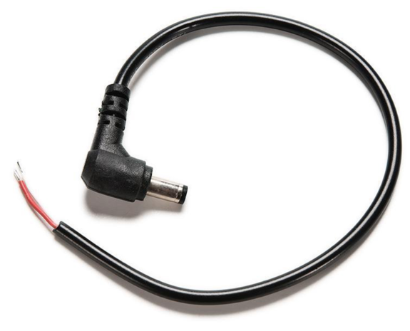 DC stekker-connector haaks met draad 5.5mm x 2.1 DC stekker-connector haaks met draad 5.5mm x 2.1