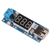 DC-DC Step-down buck converter met voltmeter