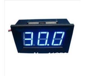 Digitale voltmeter voor paneel 3 tot 30 v Blauw Digitale voltmeter voor paneel 3 tot 30 v Blauw