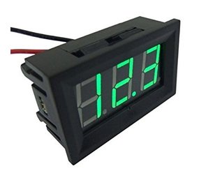 Digitale voltmeter voor paneel 3 tot 30 v Groen