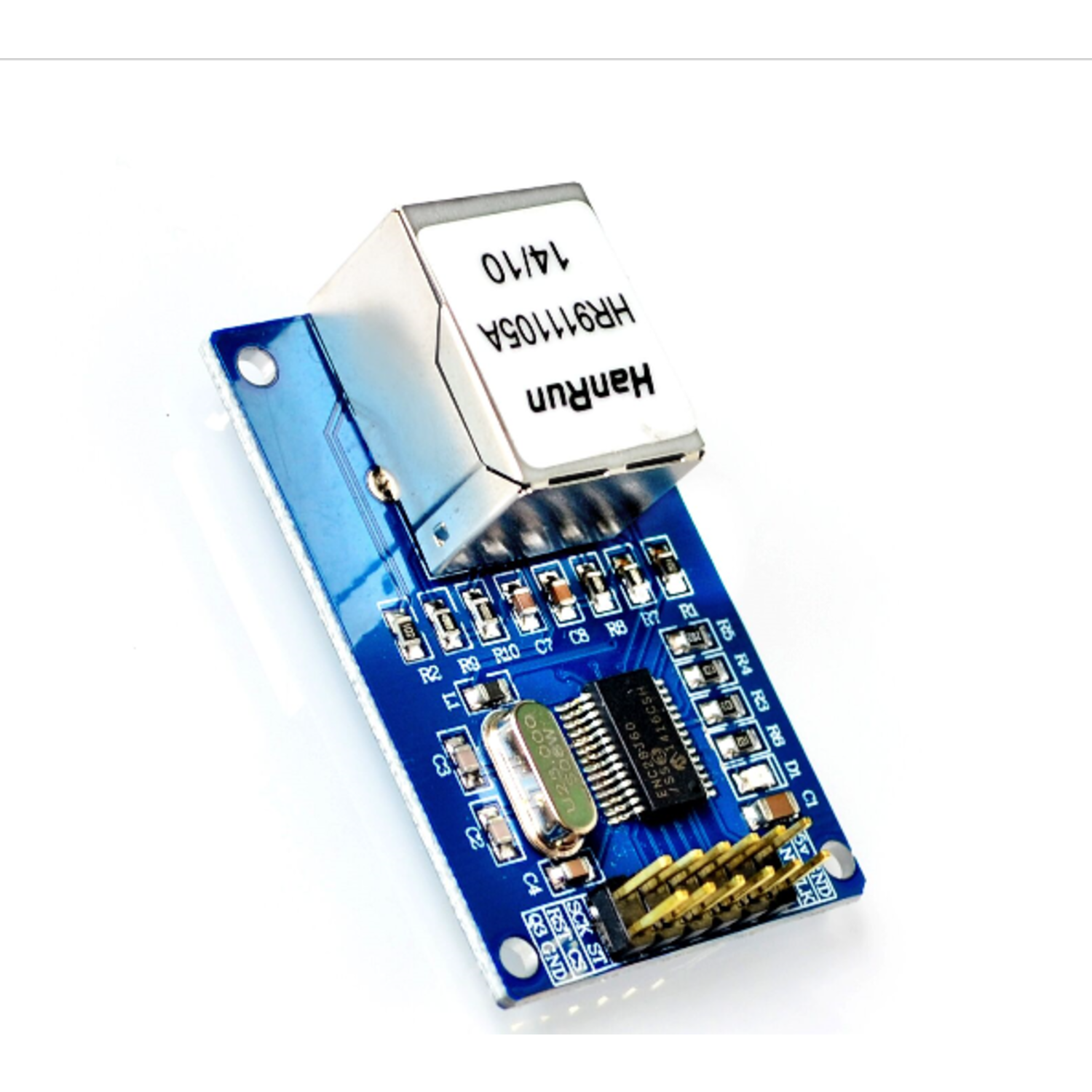 thumbnail image 2 of ENC28J60 Ethernet LAN Network Module For Arduino SPI AVR PIC LPC STM32 2 of 5