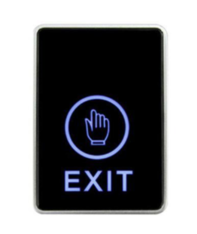 Exit button capacitief