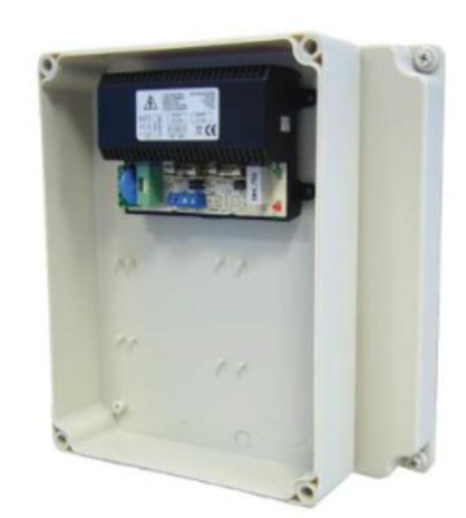 Geschakelde voeding in ABS kast 13.8V 3A Geschakelde voeding in ABS kast 13.8V 3A