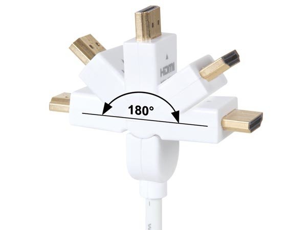 HDMI kabel 90° HDMI PLUG NAAR 90° HDMI PLUG