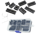IC Socket dip set in kunstofbox
