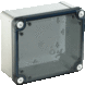 Inbouw box ABS 125x80x65 mm met doorzichtige deksel BD6 Inbouw box ABS 125x80x65 mm met doorzichtige deksel BD6