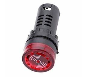Inbouw buzzer met rode led Inbouw buzzer met rode led