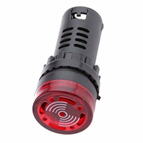 Inbouw buzzer met rode led Inbouw buzzer met rode led
