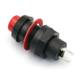 inbouw drukknop vasthoudend rood