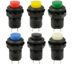 inbouw drukknop vasthoudend wit