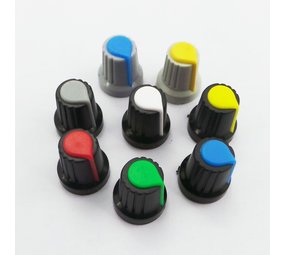 Knop potentiometer wit