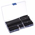 Krimpkous set in kunststof box 150 stuks zwart Krimpkous set in kunststof box 150 stuks zwart