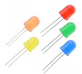 Led 10mm blauw diffuus