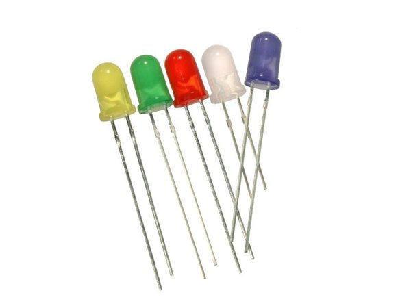 Led 5mm diffuus groen Led 5mm diffuus groen