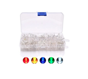 Led set 300 stuks 3mm 5mm helder