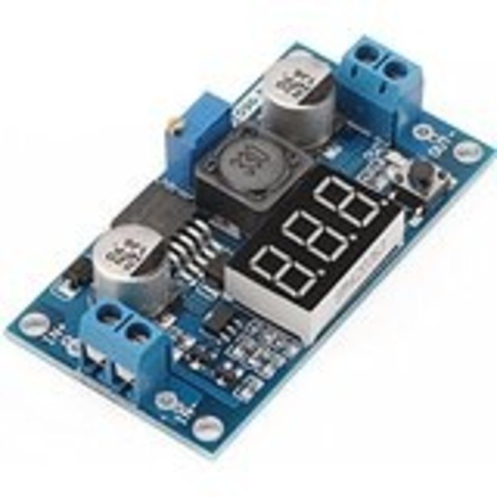 LM2596 step down module met voltmeter