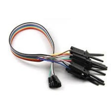 Logic analyzer clip met draad